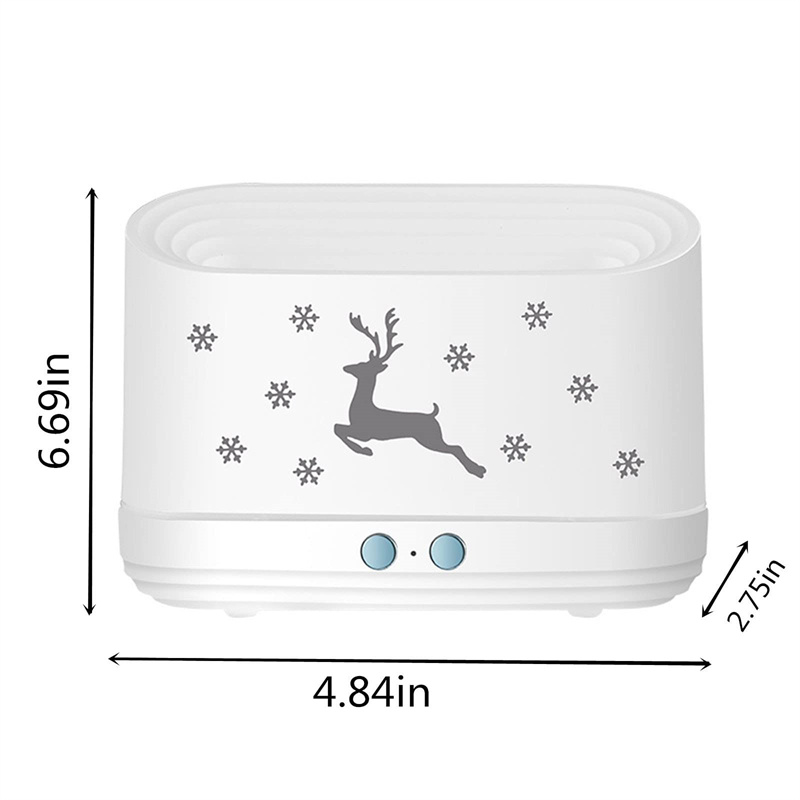 Elk Flame Humidifier Diffuser Mute Household Atmosphere Lamp Home Decorations
